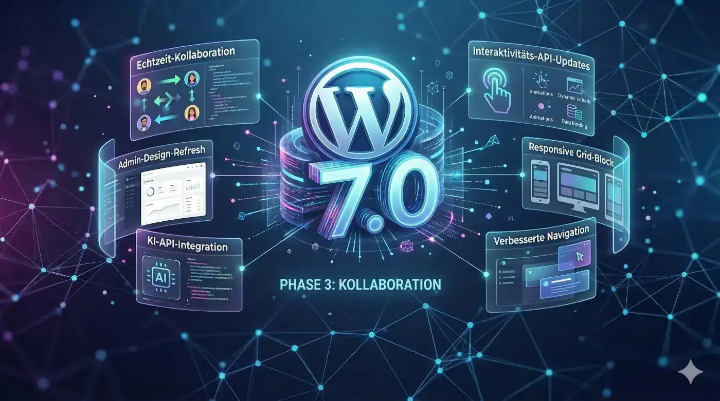 WordPress 7.0 — Die wichtigsten Neuerungen für kleine und mittelständische Unternehmen im Überblick
